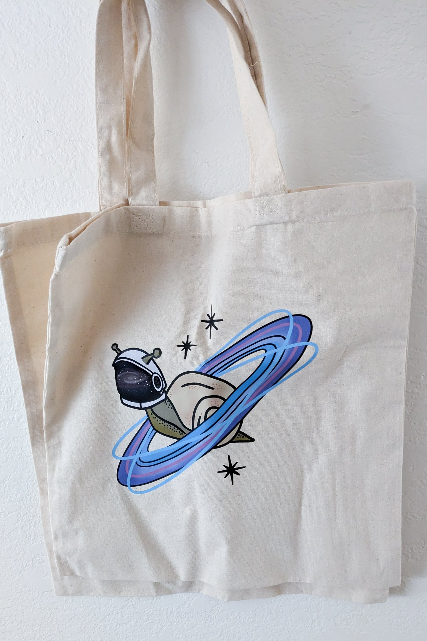 "Space Snail" Tote Bag
