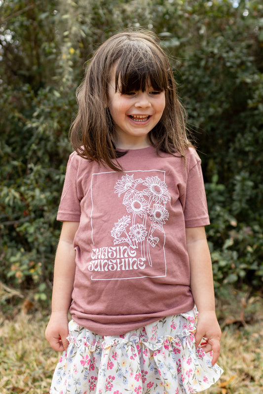 "Chasing Sunshine" Kids Tshirt