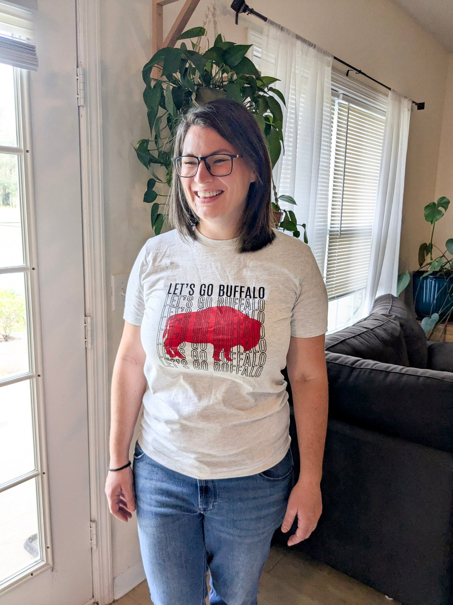 "Let's Go Buffalo" Short Sleeve Tee