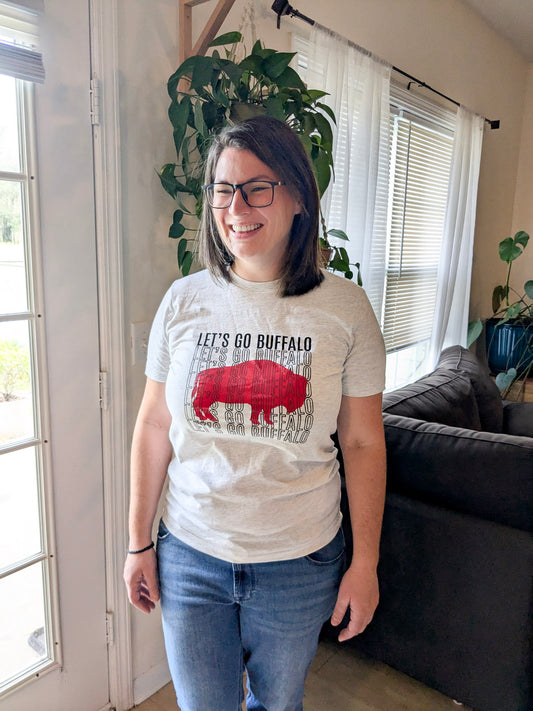 "Let's Go Buffalo" Short Sleeve Tee