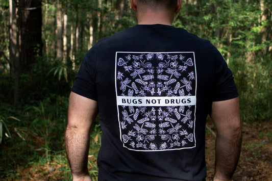 Adult "Bugs Not Drugs" Crew Neck Tee