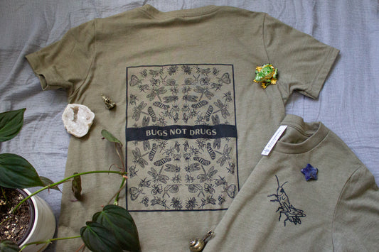 Short Sleeve "Bugs Not Drugs" Kids Tee