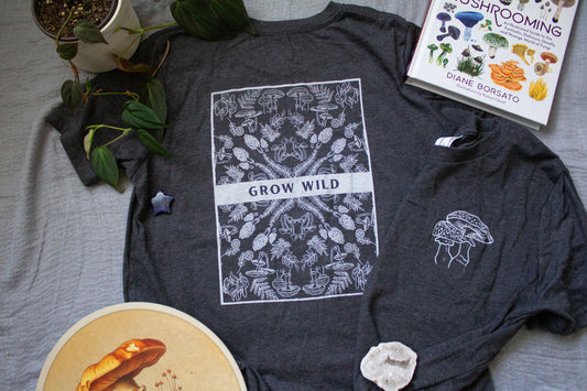 Short Sleeve "Grow Wild" Kids Tee