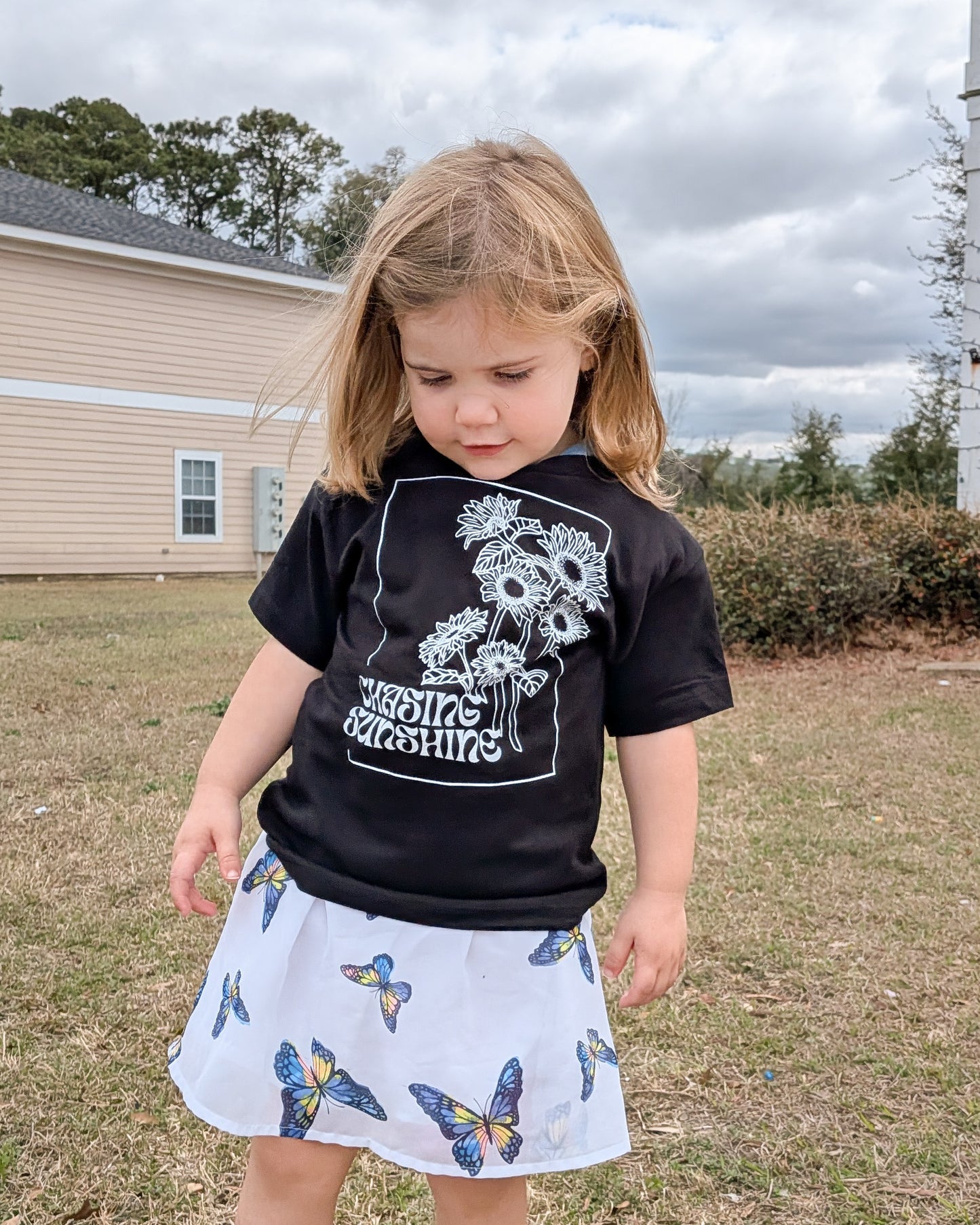 "Chasing Sunshine" Kids Tshirt